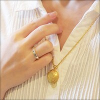 「コンパクトモチーフペンダント」「モチーフリング」着用イメージ