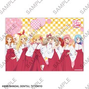 オリジナルグッズのブランケット。