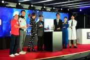 「G-SATELLITE 宇宙へ」記者会見より。