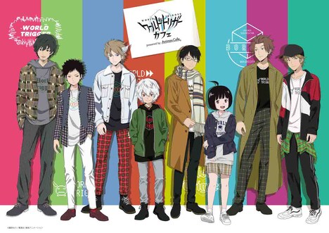 「ワールドトリガー」カフェ開催にあたり到着したビジュアル。