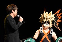 石川界人と爆豪の着ぐるみ。