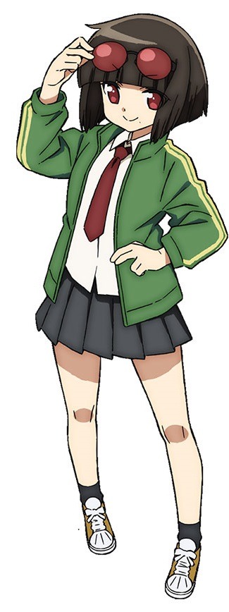 JKクールの藁猪野あらし（CV：清水彩香）。