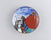 「九谷焼 機動戦士ガンダム 豆皿5枚セット」の1枚。