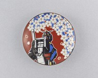 「九谷焼 機動戦士ガンダム 豆皿5枚セット」の1枚。