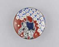 「九谷焼 機動戦士ガンダム 豆皿5枚セット」の1枚。