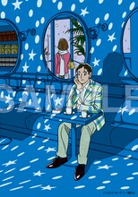 「わたせせいぞう画業45周年ハートカクテル35th Anniversary A collection of works」収録原画のサンプル画像。