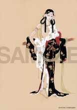 「山岸凉子原画集 奏」収録原画のサンプル画像。