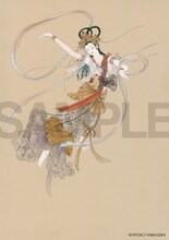 「山岸凉子原画集 奏」収録原画のサンプル画像。