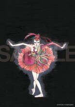 「山岸凉子原画集 奏」収録原画のサンプル画像。