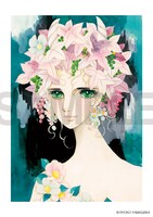 「山岸凉子原画集 奏」収録原画のサンプル画像。