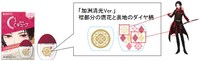 「刀剣乱舞-ONLINE-」とロートCキューブのコラボ商品のデザイン説明。