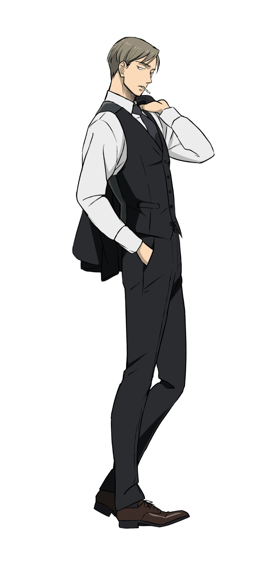 矢代のキャラクタービジュアル。