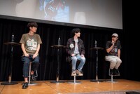 左から櫻井孝宏、内山昂輝、高橋広樹。