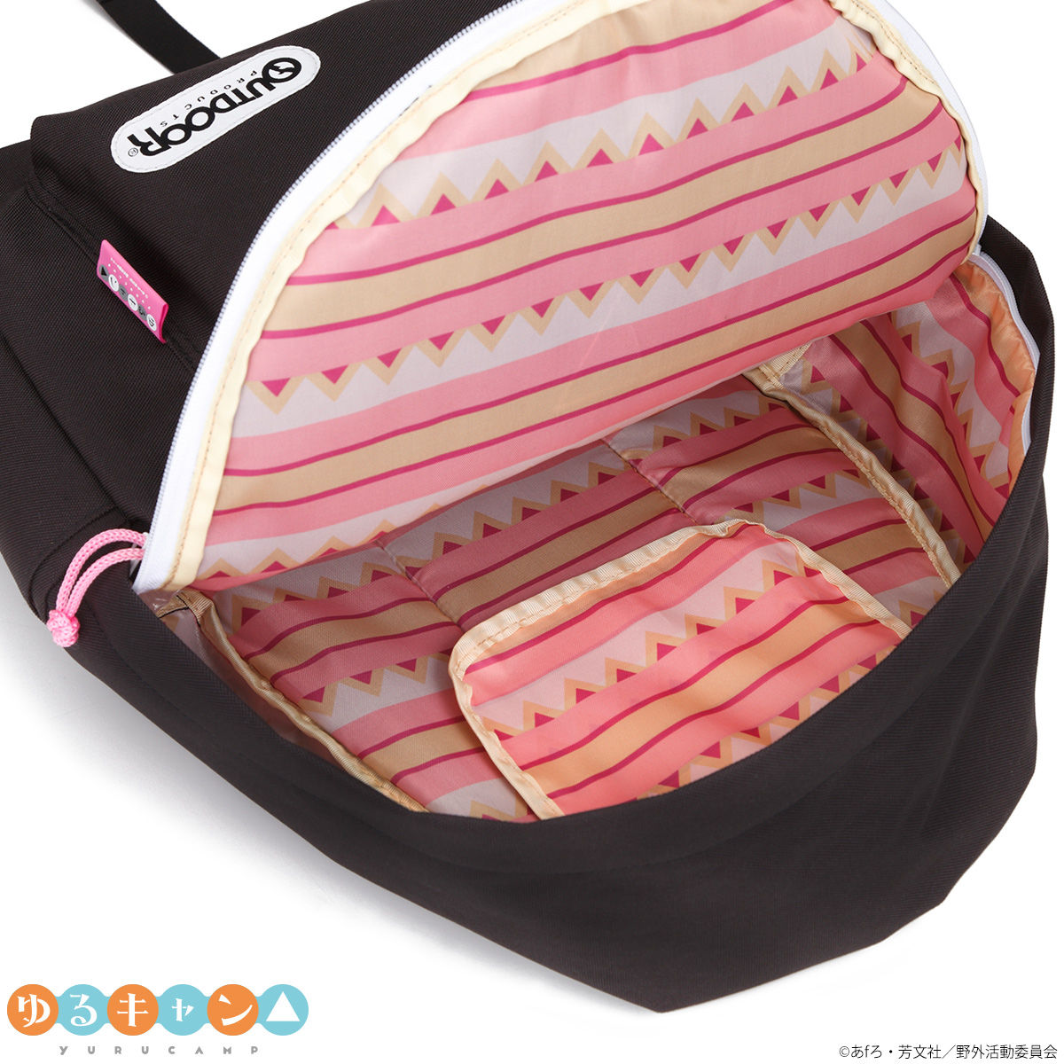 「ゆるキャン△ OUTDOOR リュックサック / ピンク」