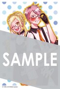 「女装してめんどくさい事になってるネクラとヤンキーの両片想い」3巻の購入特典として、アニメイト各店で配布される描き下ろしリバーシブルカード（表）。