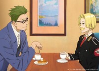 原科大樹による朗読音楽劇「ACCA13区監察課 Regards」用描き下ろしイラスト。