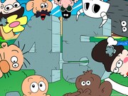 「アニメ『はじめ人間ギャートルズ』45周年記念展～45年ぶりにやつらが帰ってきた!!!～」ビジュアル