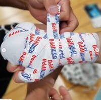 「IPPO TAPE」使用イメージ。