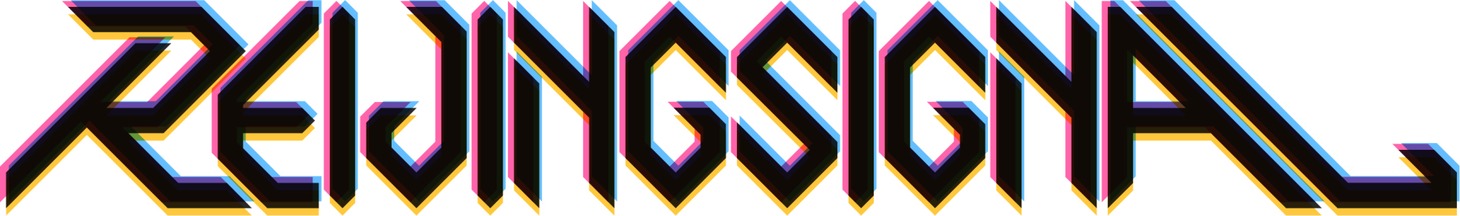 TVアニメ「SHOW BY ROCK!! ましゅまいれっしゅ!!」より、REIJINGSIGNALのロゴ。