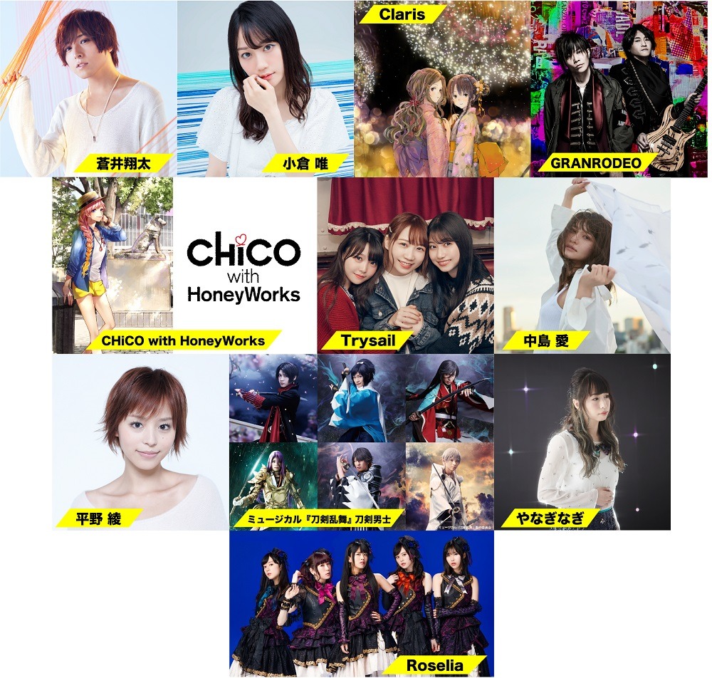 「オダイバ！！超次元音楽祭」の追加出演者。