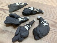 制作風景（ススだらけのサンタクロースシリーズ）