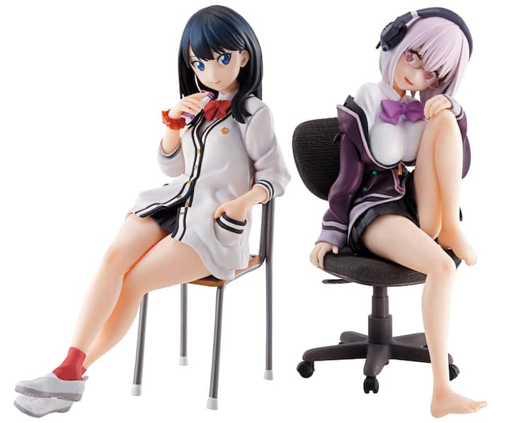 Ssss Gridman 描き下ろしイラストを再現 六花 アカネのフィギュアもらえるくじ コミックナタリー