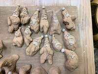 制作風景（ススだらけのサンタクロースシリーズ）