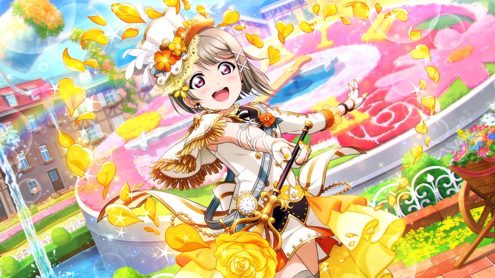 「ラブライブ！スクールアイドルフェスティバルALL STARS」に登場する中須かすみのURカード。