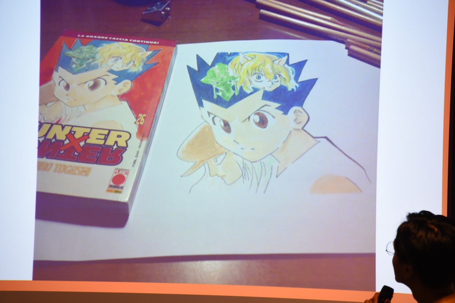 「HUNTER×HUNTER」を真似て描いたイラスト。
