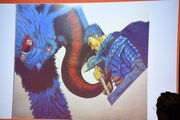 「ベルセルク」を真似て描いたイラスト。