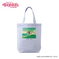 「おねがいマイメロディ トートバッグ クロミとバク柄」