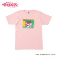 「おねがいマイメロディ Tシャツ マイメロディ柄」