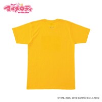 「おねがいマイメロディ Tシャツ WEAREHERO柄」の背面。