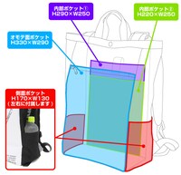 「Aqours デザイン2wayバックパック」商品説明