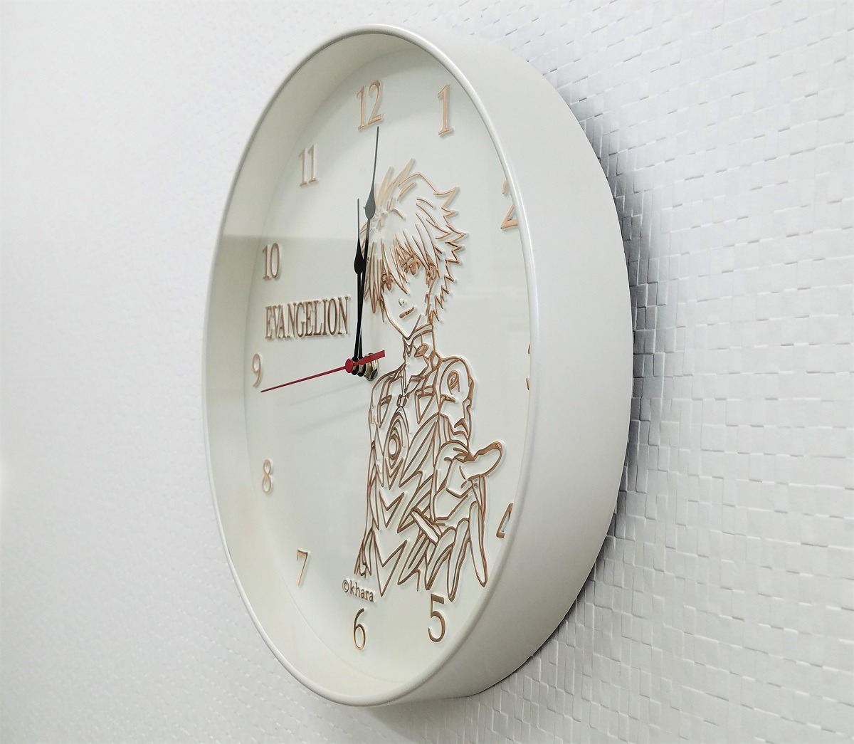 「エヴァンゲリオン ウォールクロック」使用イメージ