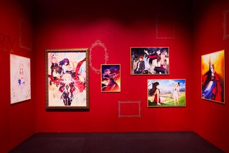 「TYPE-MOON展 Fate/stay night -15年の軌跡-」より。