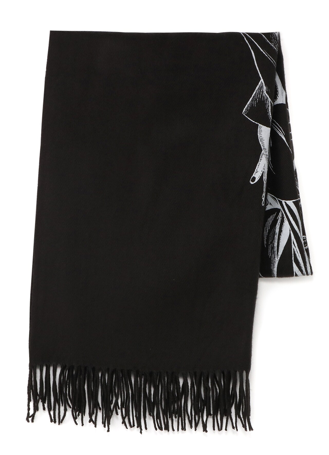 黒谷あざみストール。 - 伊藤潤二×ヨウジヤマモト、五島桐絵