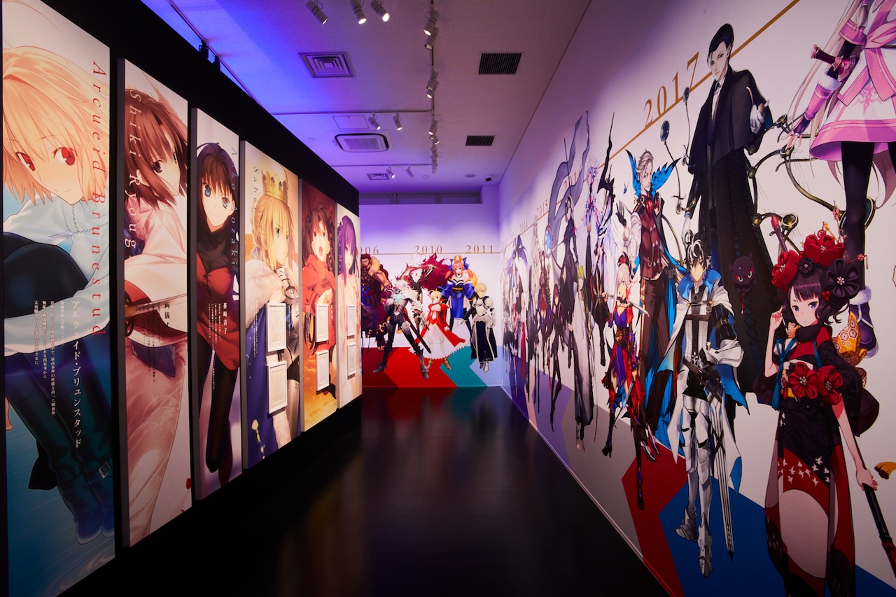 「TYPE-MOON展 Fate/stay night -15年の軌跡-」より。