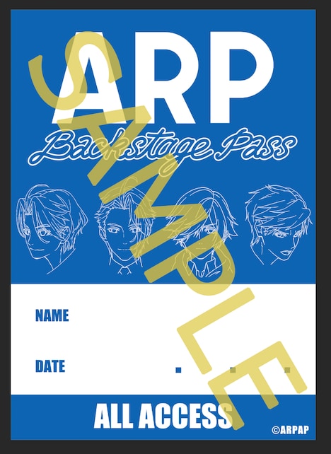 先行上映会の来場特典ステッカー。