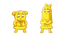 TVアニメ「ポプテピピック」より。