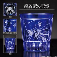 「銀河鉄道999」江戸切子グラスの「終着駅の記憶（メーテル）」モデル詳細。