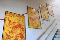 7階から8階への階段の様子。