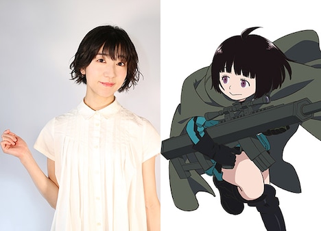 雨取千佳役の田村奈央。