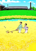 新作描き下ろしとなる「暦を巡る冒険～京こよみ～3月イラスト」。