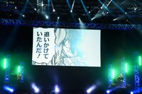 「僕のヒーローアカデミア」のステージイベントの様子。