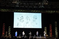「僕のヒーローアカデミア」のステージイベントの様子。