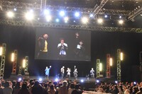 「僕のヒーローアカデミア」のステージイベントの様子。