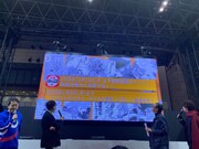 「星ドラ CEO 就任記念 堀井雄二×DAIGO 生対談」にて、スクリーンに映し出された告知動画。