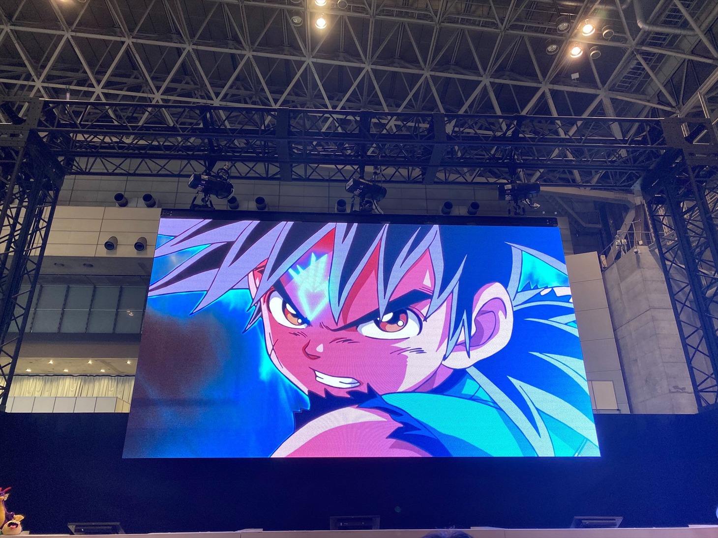 「星ドラ CEO 就任記念 堀井雄二×DAIGO 生対談」にて、スクリーンに映し出された告知動画。