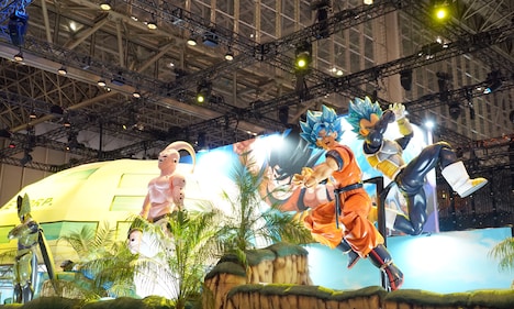 「DRAGON BALLブース」より。